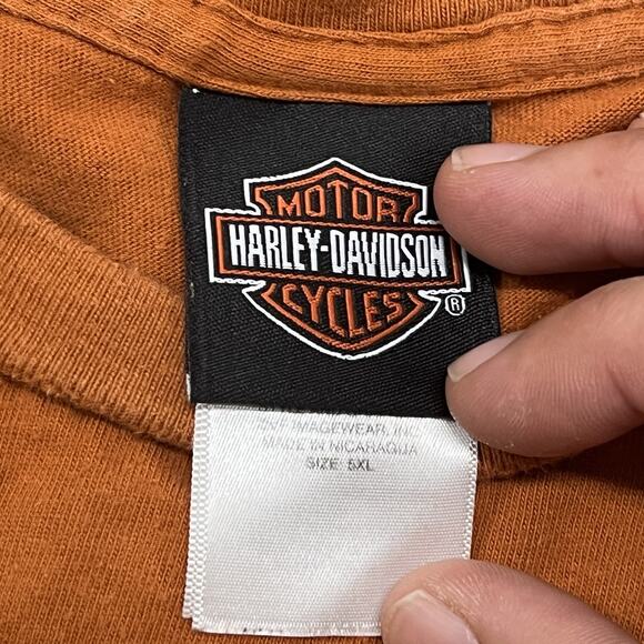 Harley-Davidson Shirt Mens 5XL Bourbon Street New Orleans Louisiana 2010 Biker - Picture 5 of 7